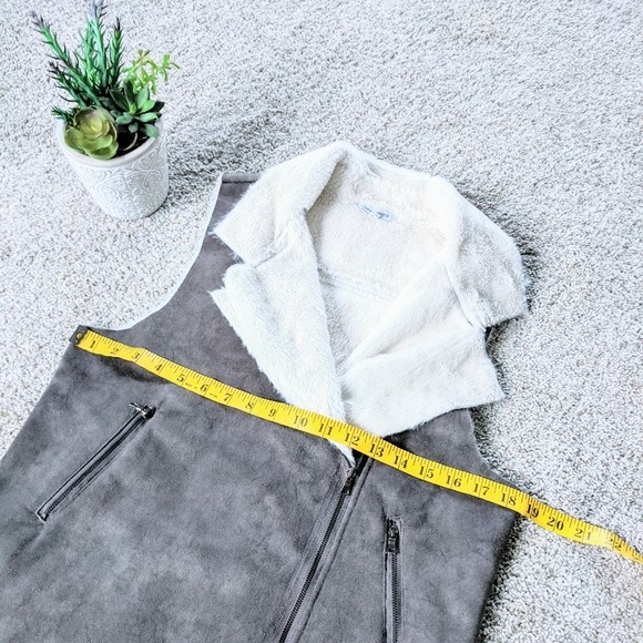 Naked Zebra Faux Suede Vest - Picture 6 of 6